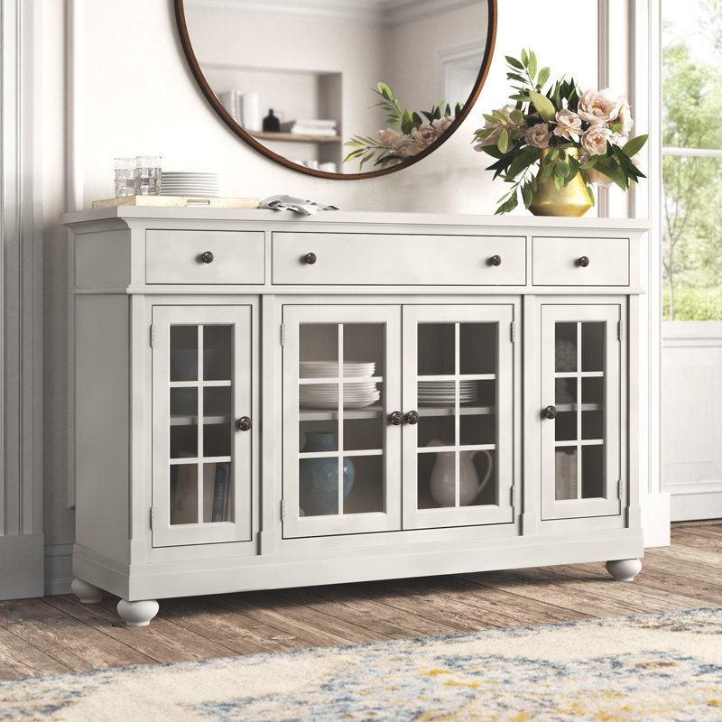 Kelly Clarkson Home Baker 66" Wide 3 Drawer Sideboard & Reviews Wayfair